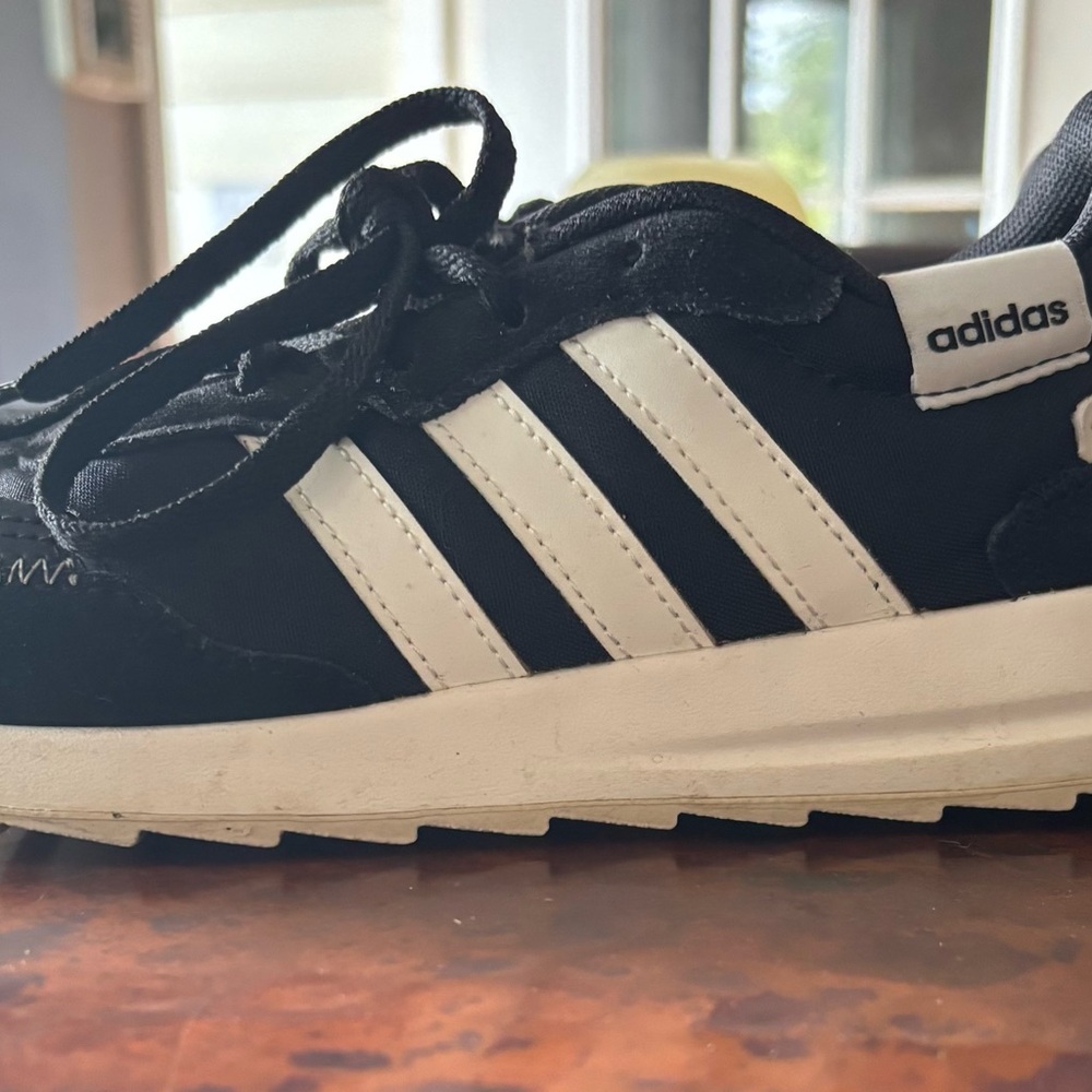 Women’s Adidas Classic Black and White Trainers